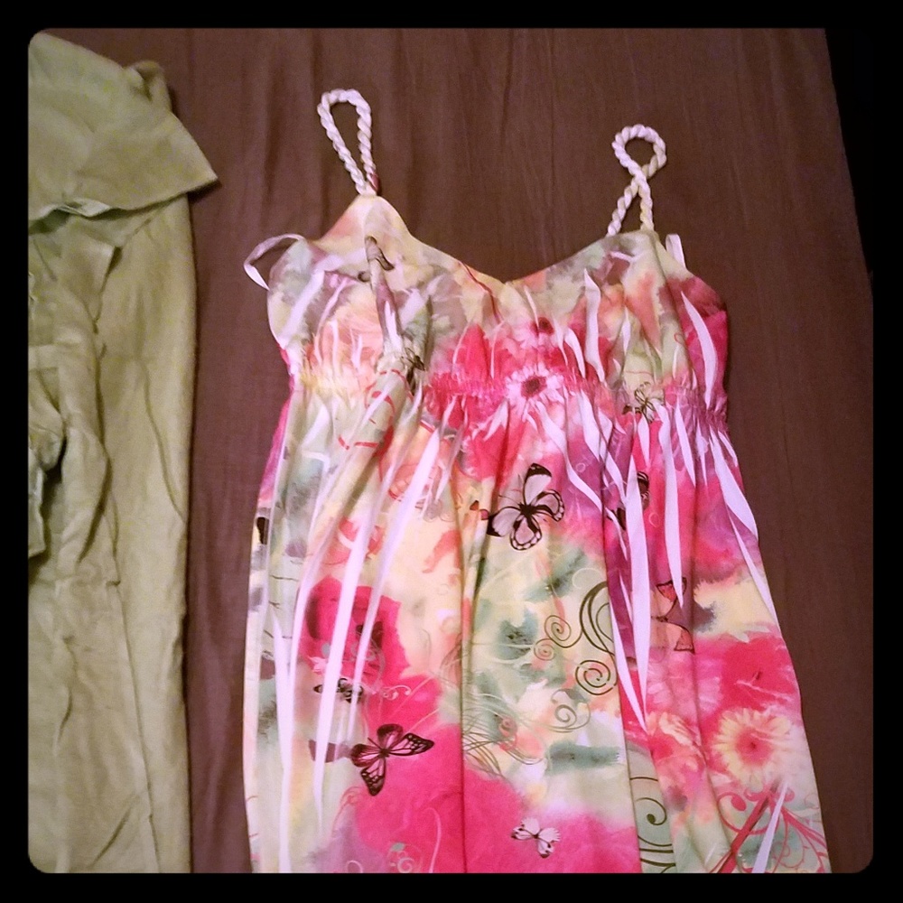 🐸 4 for $20!  Spring Dress with wrap